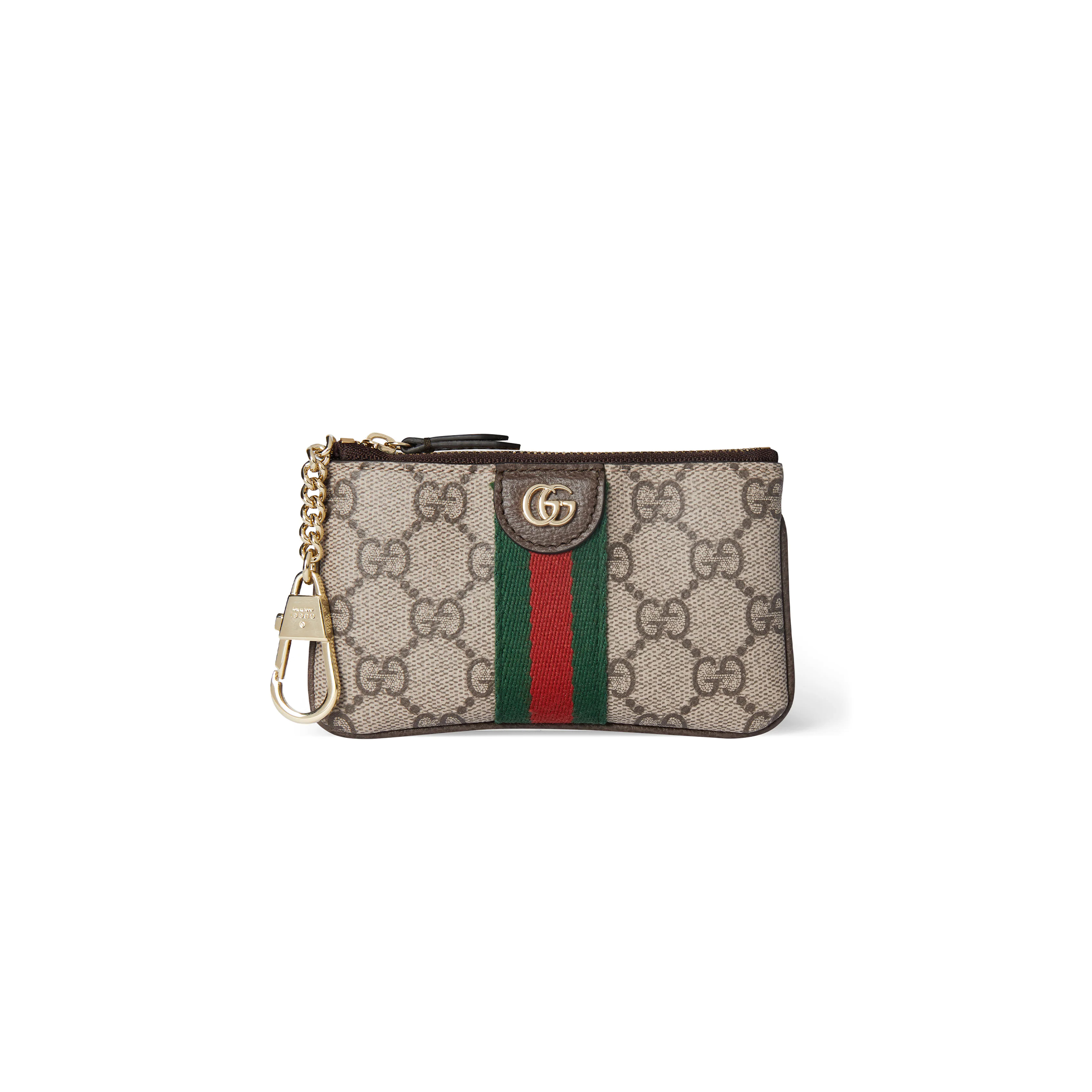 GUCCI OPHIDIA ZIP KEY POUCH 838466 (13.5*7.5*1cm)